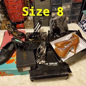 Stylish Black and Brown Women's Heels